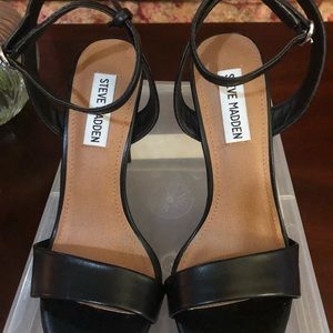 Steve Madden Stappy Black Sandal